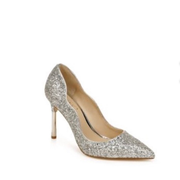 Jewel Badgley Mischka® Riley II Pumps (Women’s US 6M, Silver/Glitter) - Picture 3 of 6